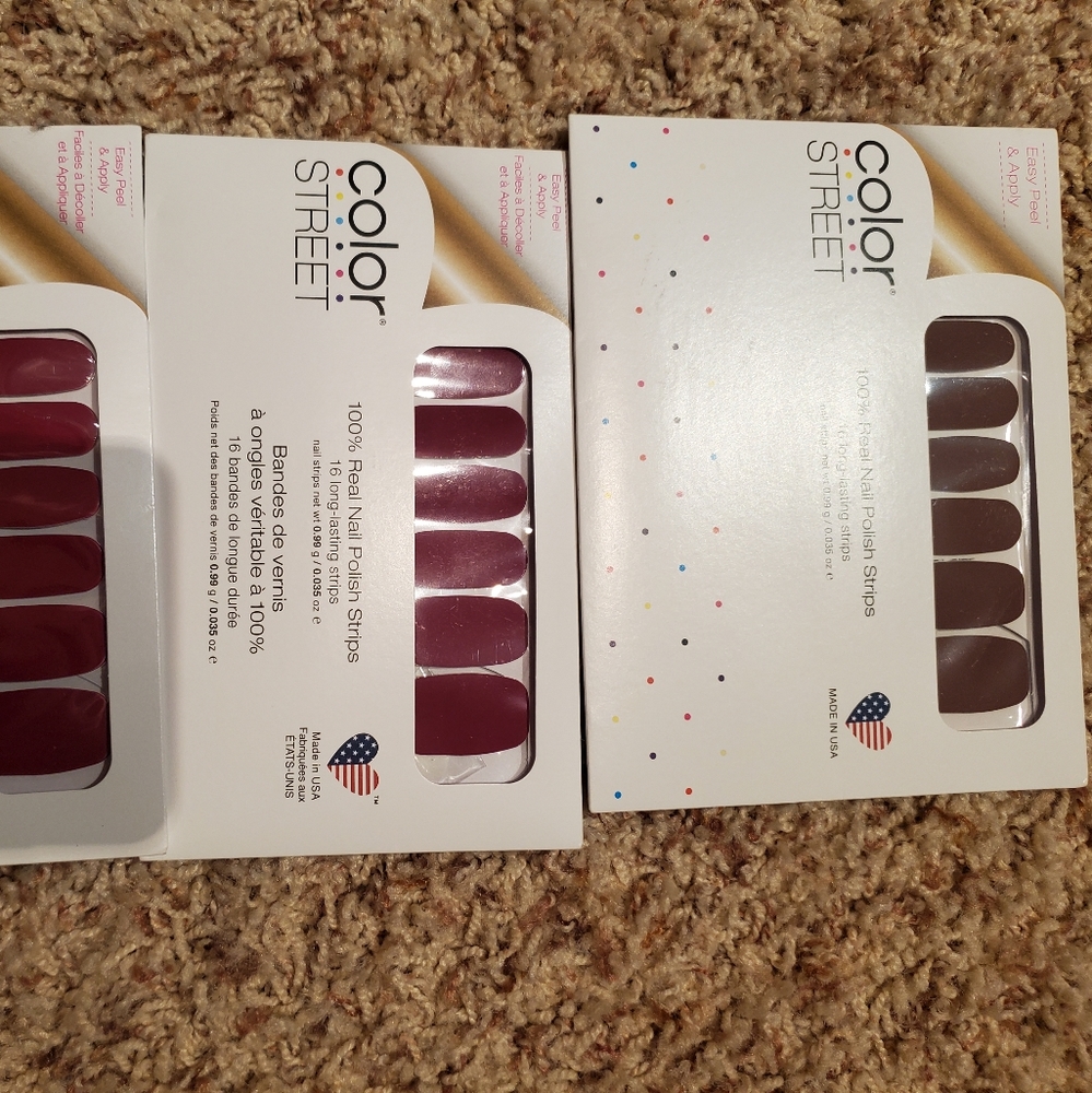 Assortment of color street nails